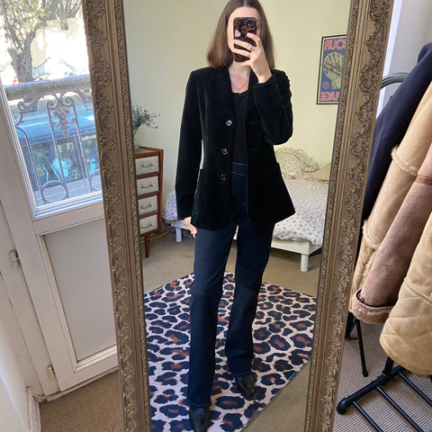 Velvet blazer