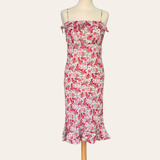 Robe midi imprimé floral