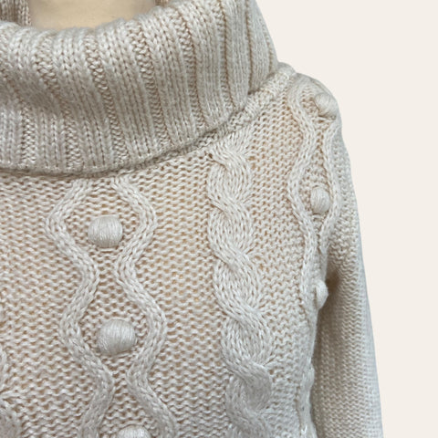 Mohair turtleneck sweater