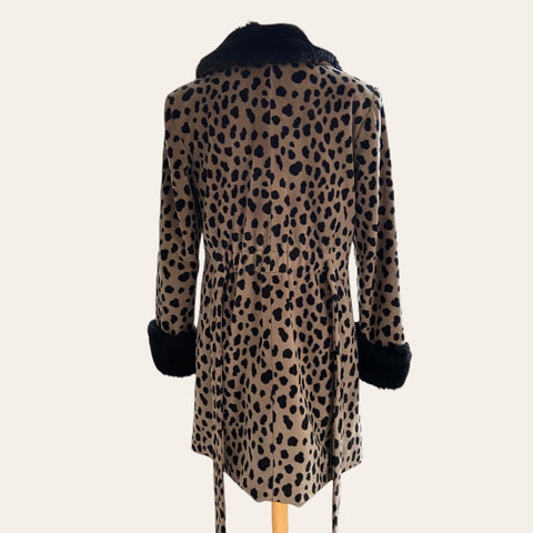 Manteau imprimé animalier