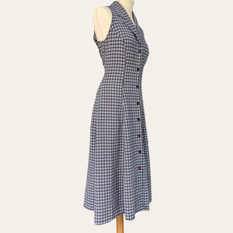 Robe chemise à carreaux