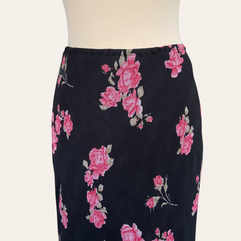 Jupe midi imprimé floral