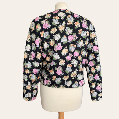 Veste matelassée imprimé floral