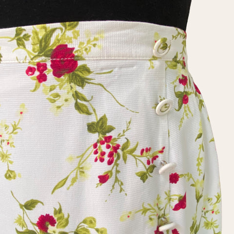 Jupe midi imprimé floral