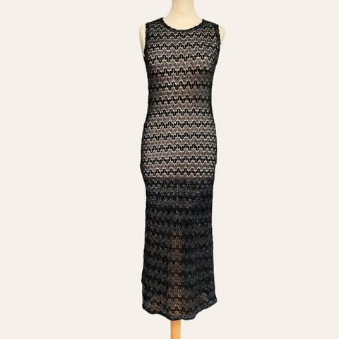 Robe en crochet et lurex