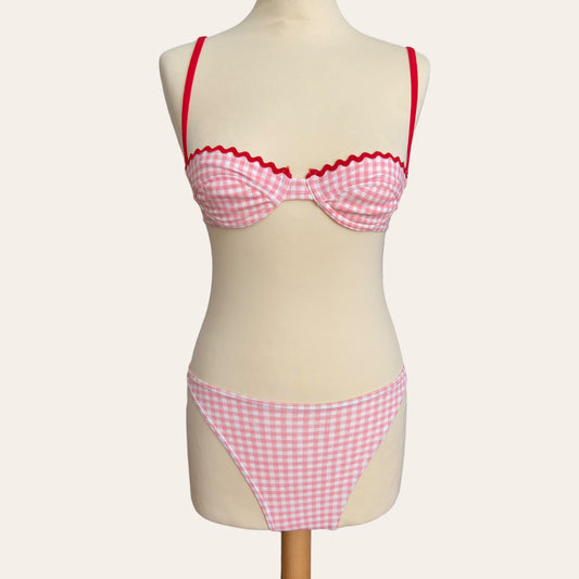 Gingham swimsuit