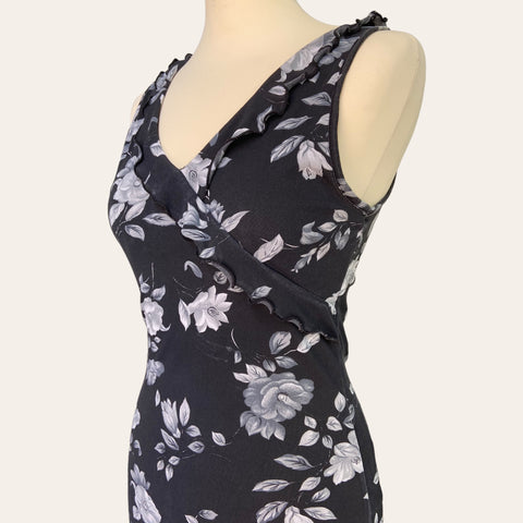 Robe volantée imprimé floral