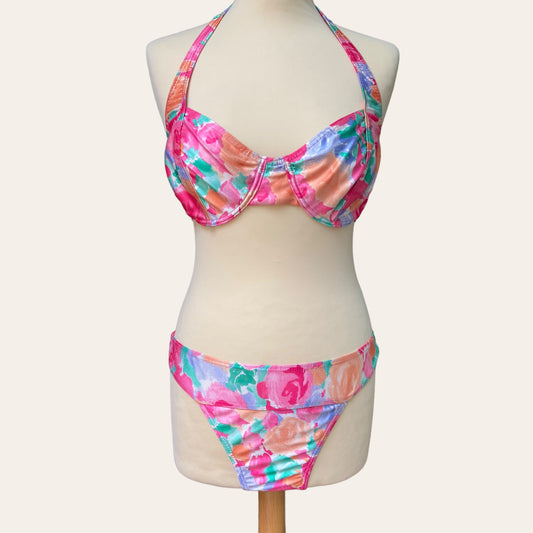 Floral print swimsuit