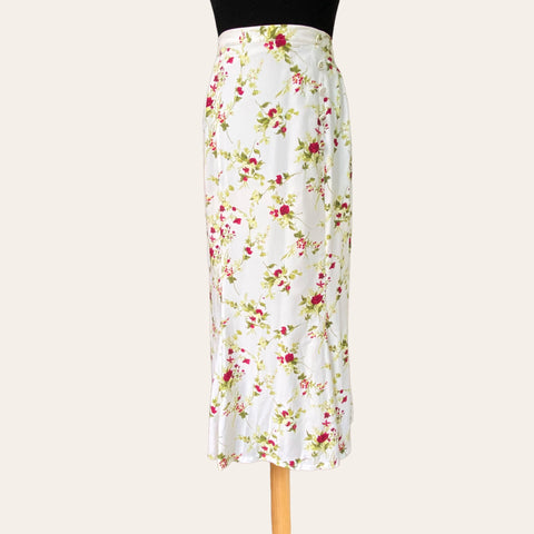 Jupe midi imprimé floral