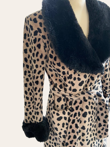 Manteau imprimé animalier