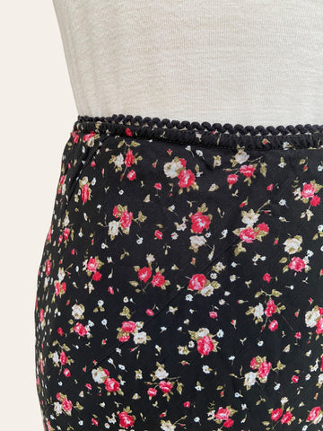 Jupe midi imprimé floral