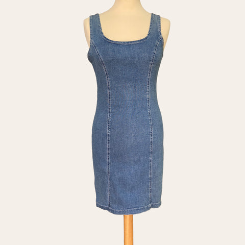 Robe mini en jean