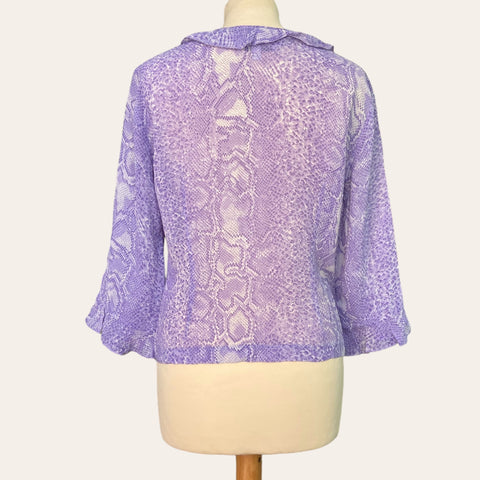 Blouse imprimé serpent