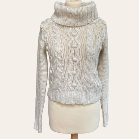 Mohair turtleneck sweater