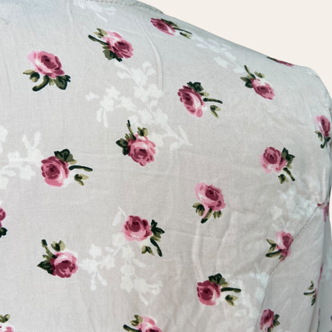 Blouse boutonnée imprimé floral