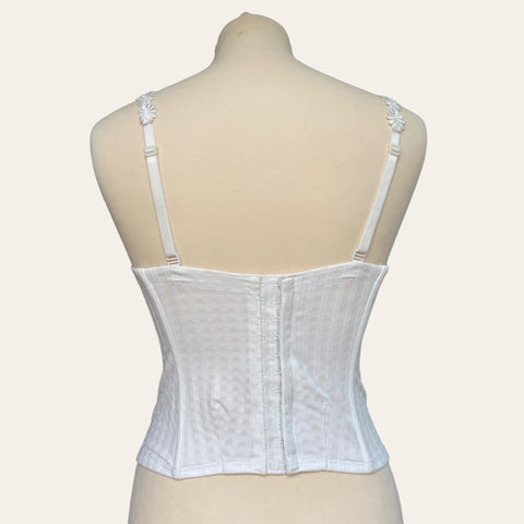 Bustier guêpière à broderies