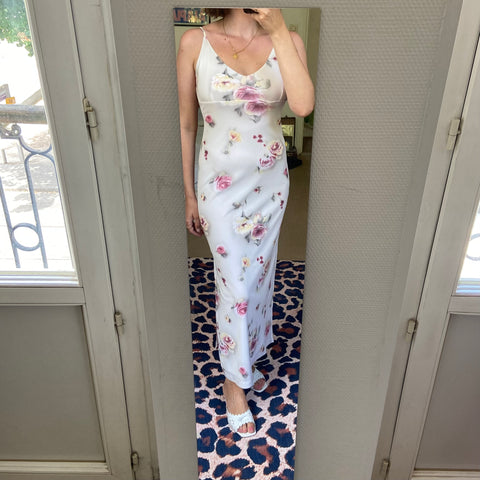 Robe longue imprimé floral