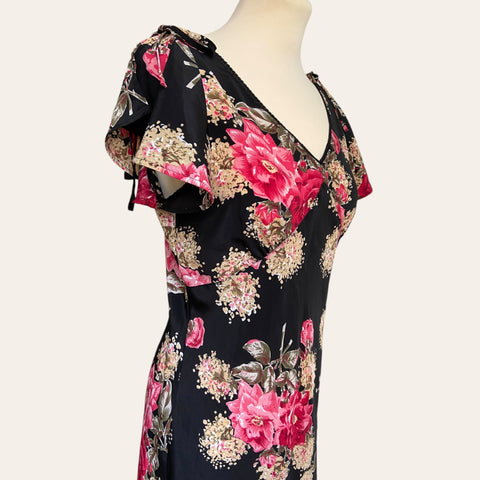 Robe midi imprimé floral