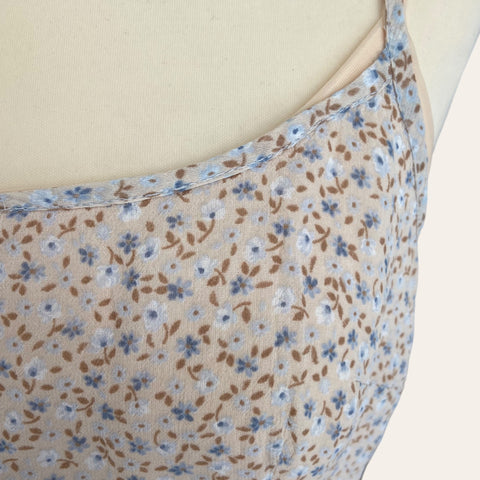 Floral print mid-length dress
