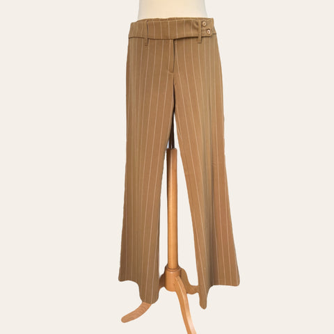 Pantalon évasé à rayures