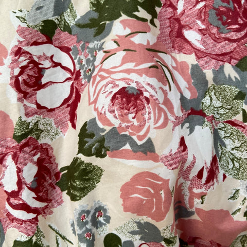 Parka doudoune imprimé floral