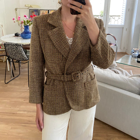 Blazer ceinturé