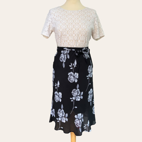 Jupe midi imprimé floral