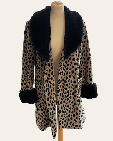 Manteau imprimé animalier