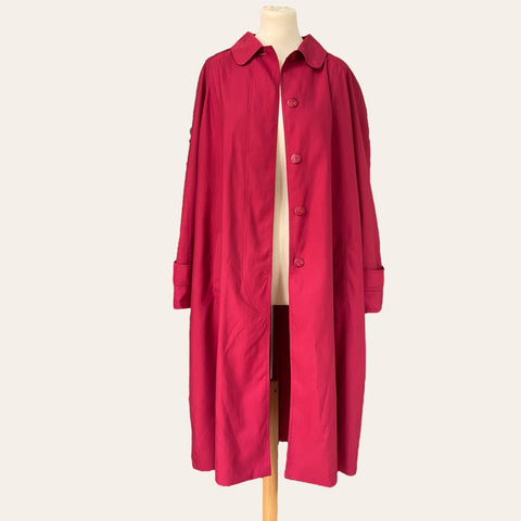 Trench fluide rouge