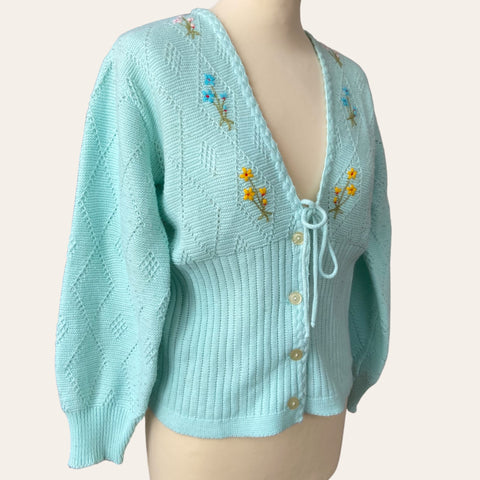 Embroidered cardigan