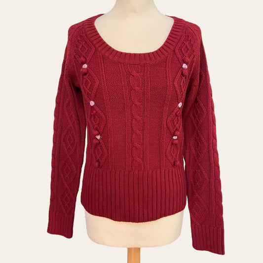 Embroidered sweater