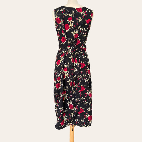 Robe boutonnée imprimé floral