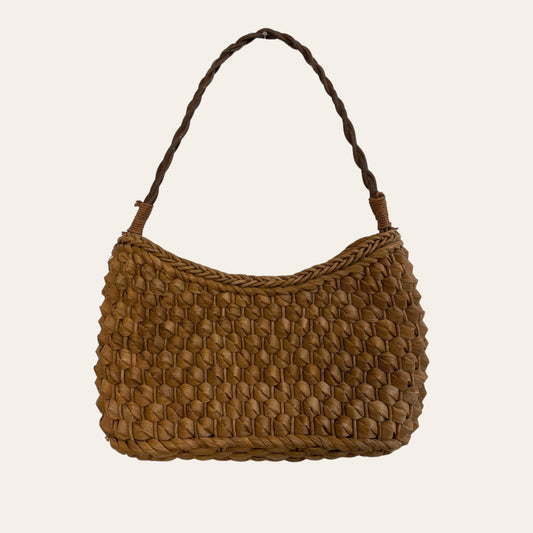 Sac panier en feuilles de bananier