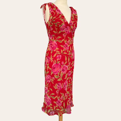 Robe midi imprimé floral