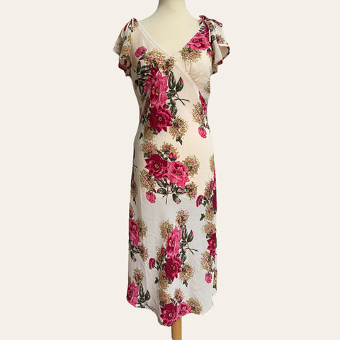 Robe midi imprimé floral