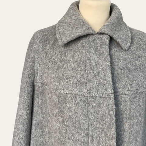 Manteau gris en laine