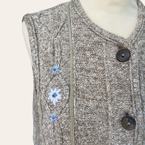 Austrian embroidered cardigan