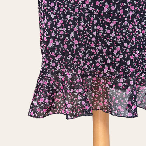 Robe midi imprimé floral