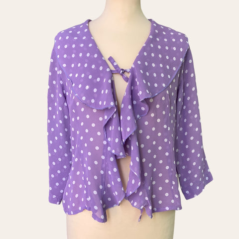 Blouse à pois