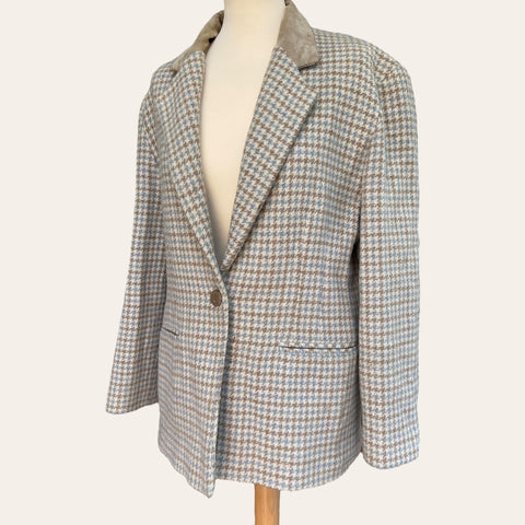 Blazer à carreaux