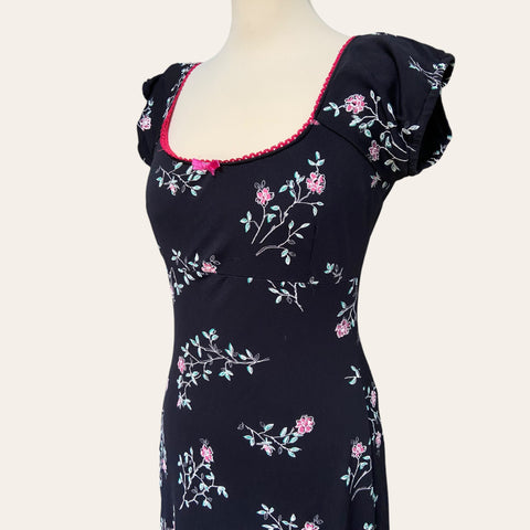 Robe midi imprimé floral