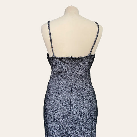 Robe midi bi-matière