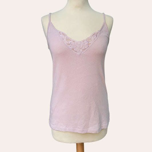 Embroidered tank top