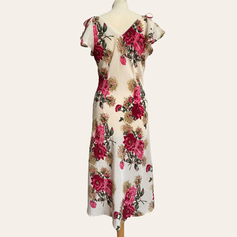 Robe midi imprimé floral