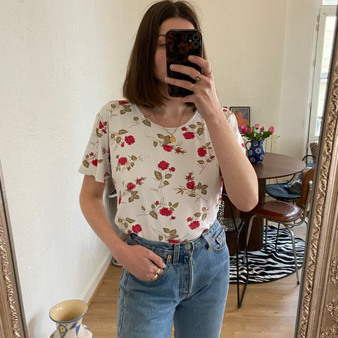 T-shirt imprimé floral