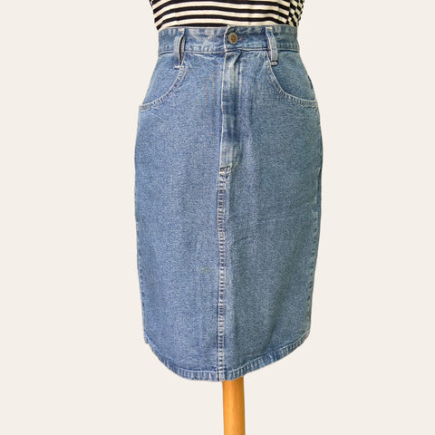 Jupe midi en jean