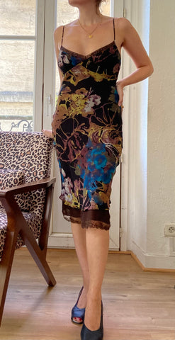 Robe nuisette imprimé floral