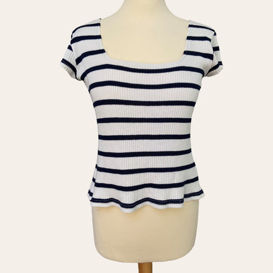 Square neck sailor t-shirt