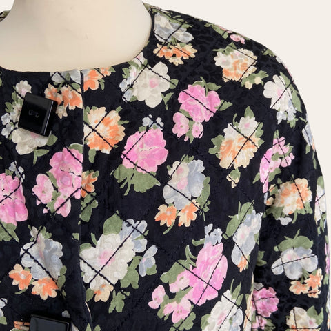 Veste matelassée imprimé floral