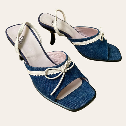 Mules en denim